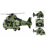 Vojenský vrtuľník so zvukovými a svetelnými efektami béžový 